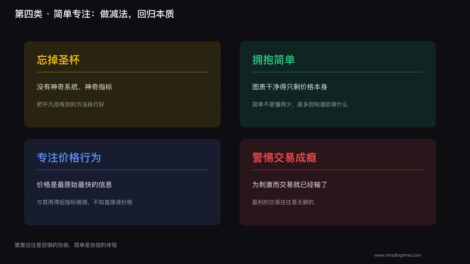 繁复是恐惧的伪装,简单是自信的体现