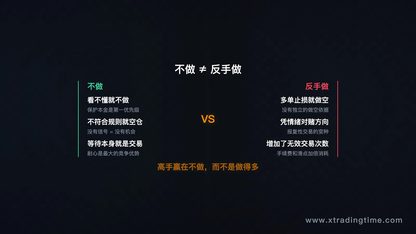 不做vs反手