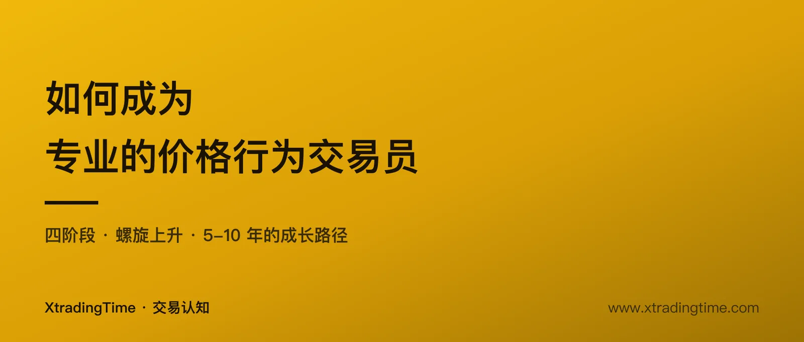 如何成为专业的价格行为交易员：一张螺旋式上升的交易成长路径图