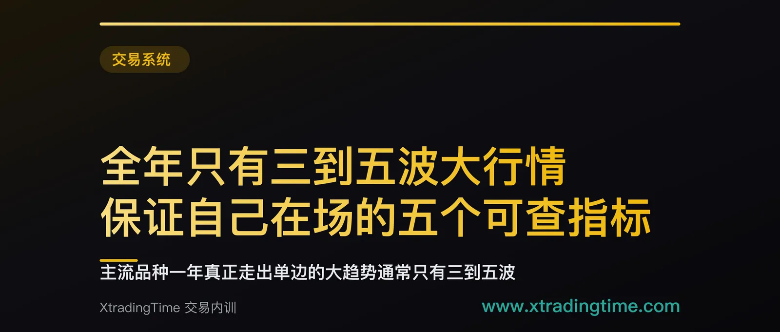 全年只有三到五波大行情：保证自己在场的五个可查指标，各配一条判据线