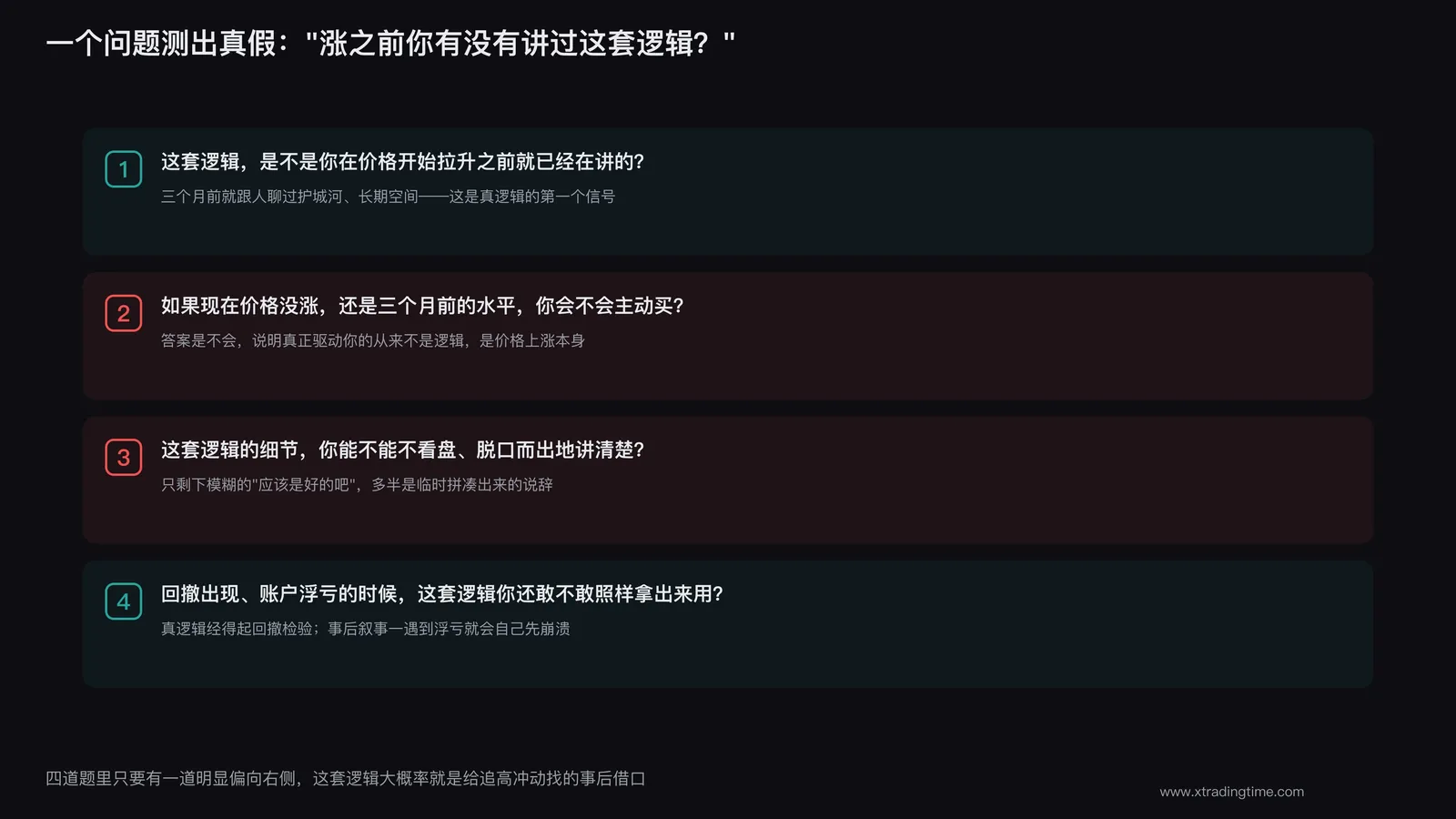 区分真逻辑与事后叙事的检验清单