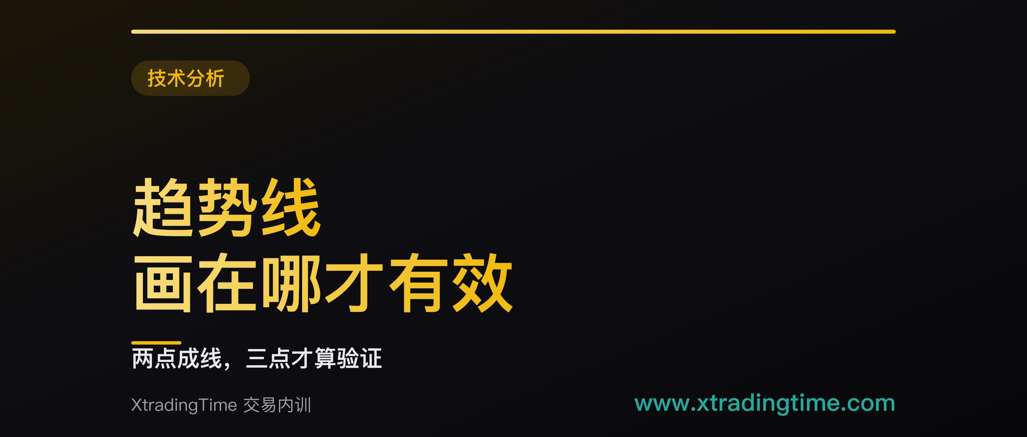 趋势线画在哪才算有效：五条规则，让两个人画出同一条线