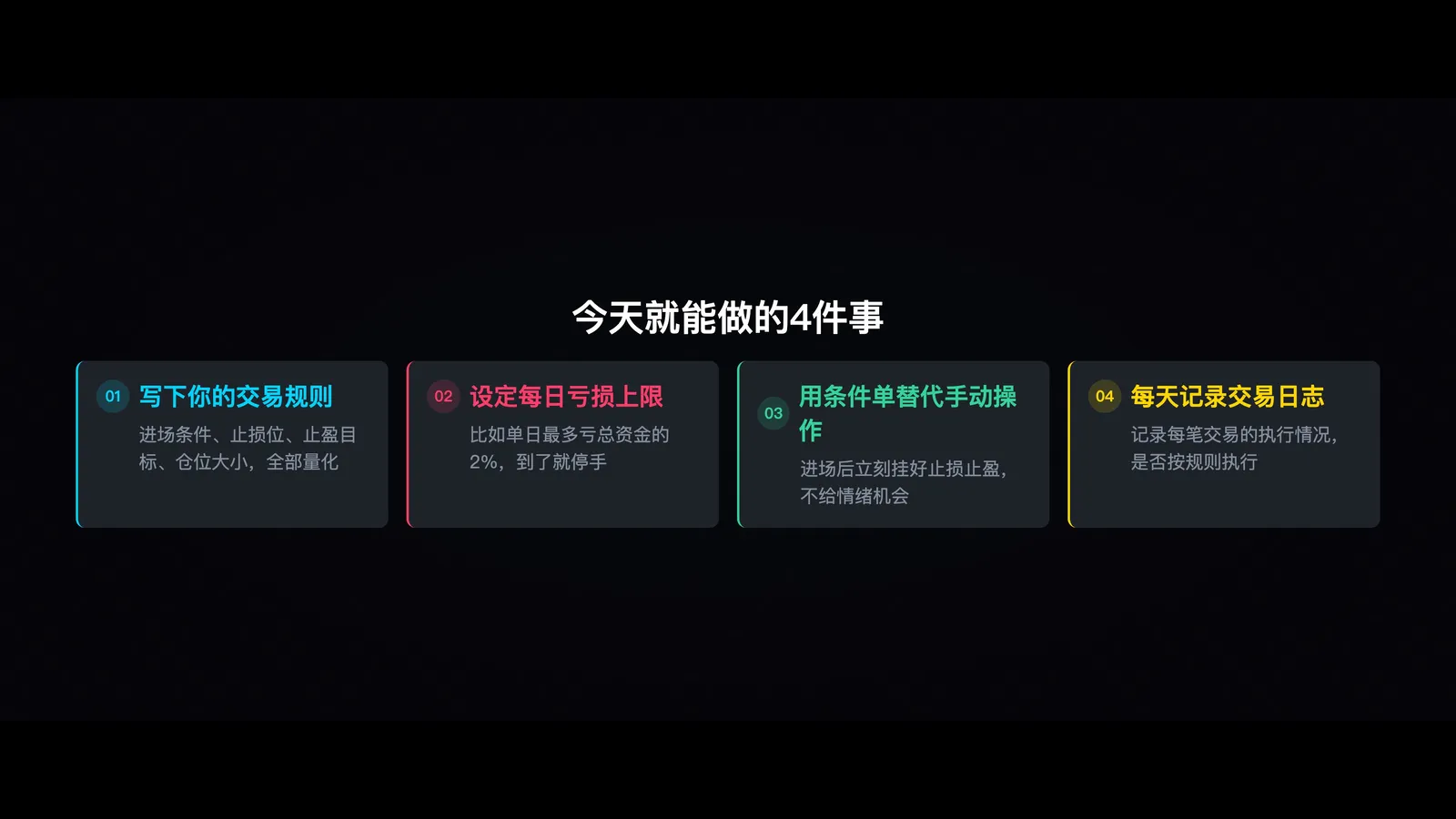 行动清单