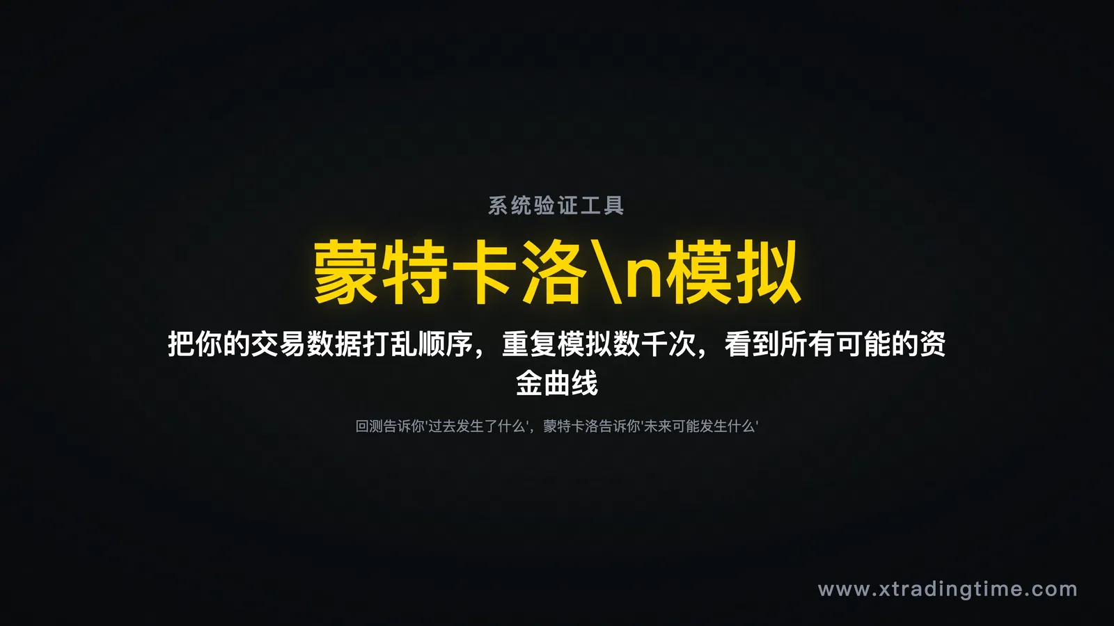 蒙特卡洛概念