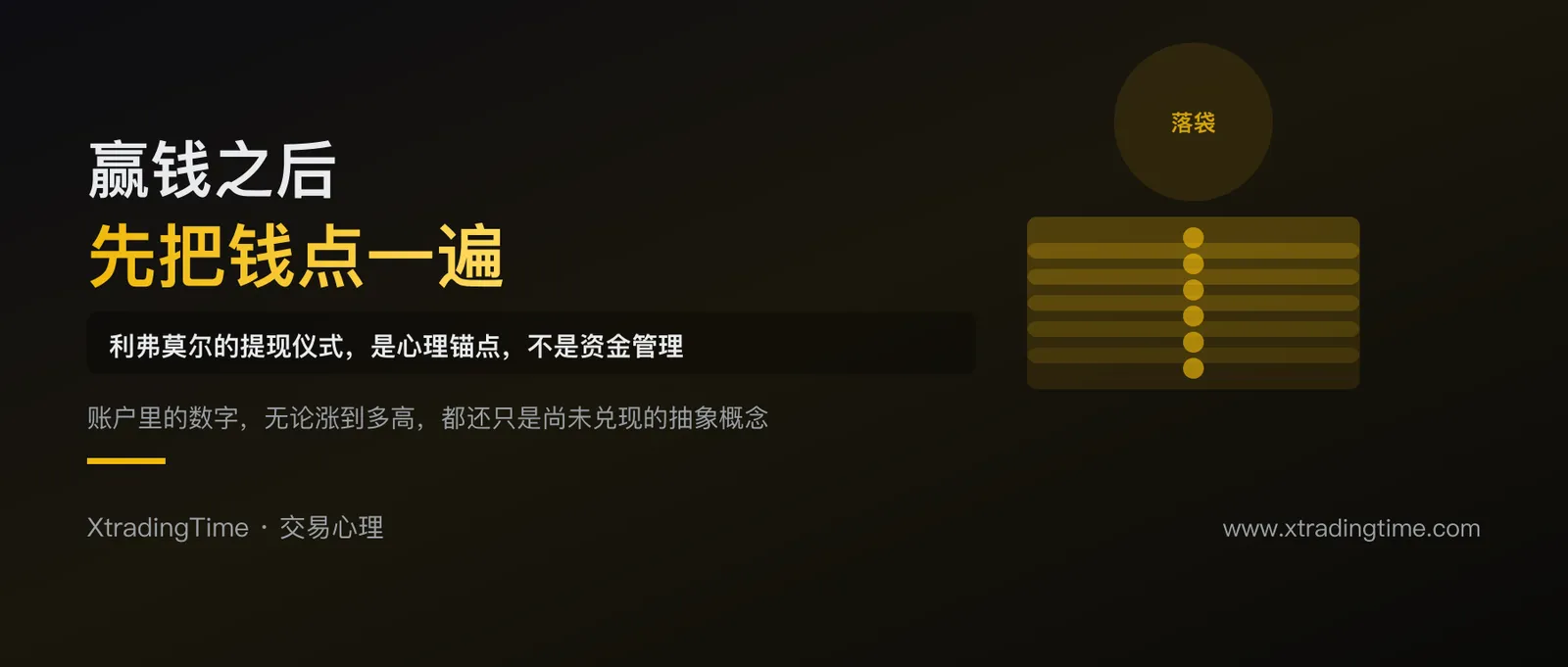 赢钱后要不要提现？利弗莫尔的「点钱」仪式与止盈提现的心理学