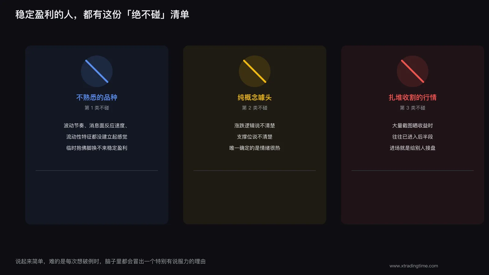 三类不碰清单