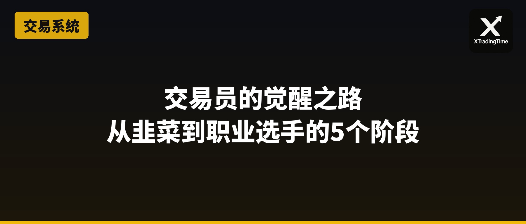 交易员的觉醒之路：从韭菜到职业选手的5个阶段