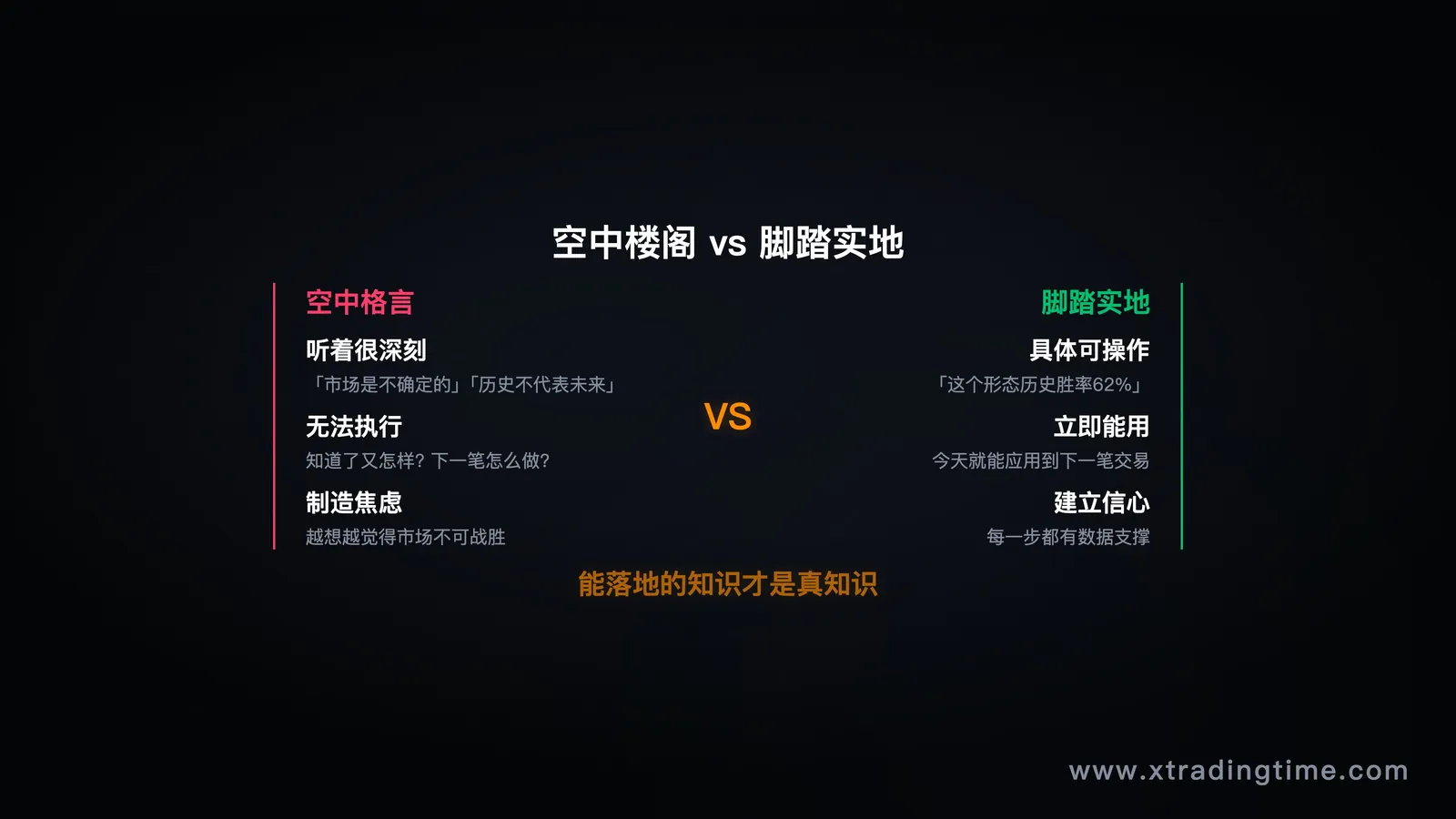 空中楼阁vs台阶