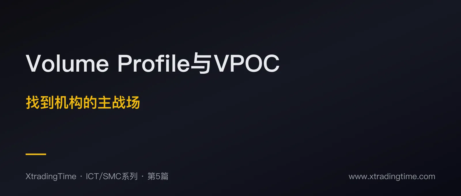 Volume Profile与VPOC完全指南：找到机构主战场