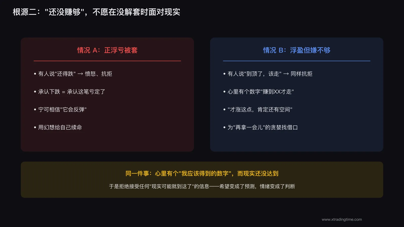 还没赚够的心理