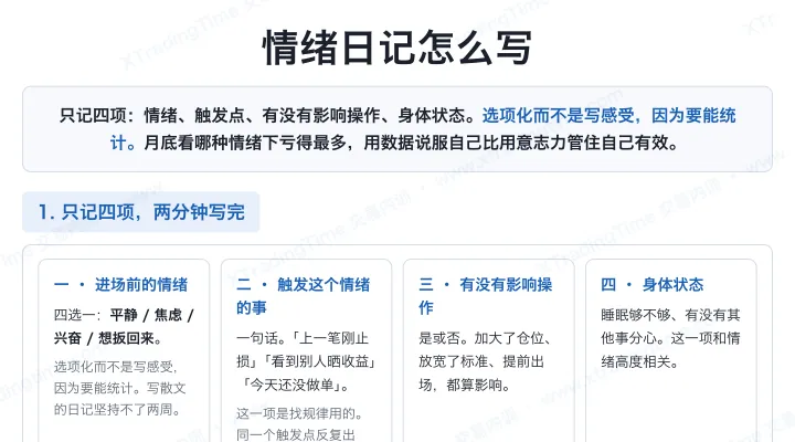 情绪日记怎么写